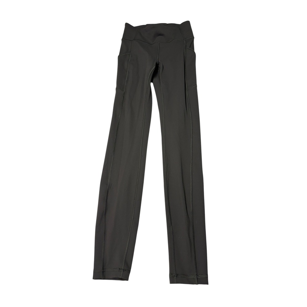 Lululemon Invigorate High-Rise Tight 25" Dark Olive Green Womens Size 4 W24 L29